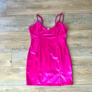 Copper closet pink mini dress ; brand: “ Better Be” ; size: large